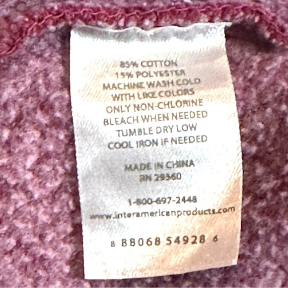 EUC (worn once) DIP Sweatshirt Muscle T-Shirt in Merlot Red. Size XS 🏋️‍♂️ - Picture 6 of 7